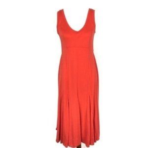 Anthropologie Maeve Dress Small Orange Sleeveless